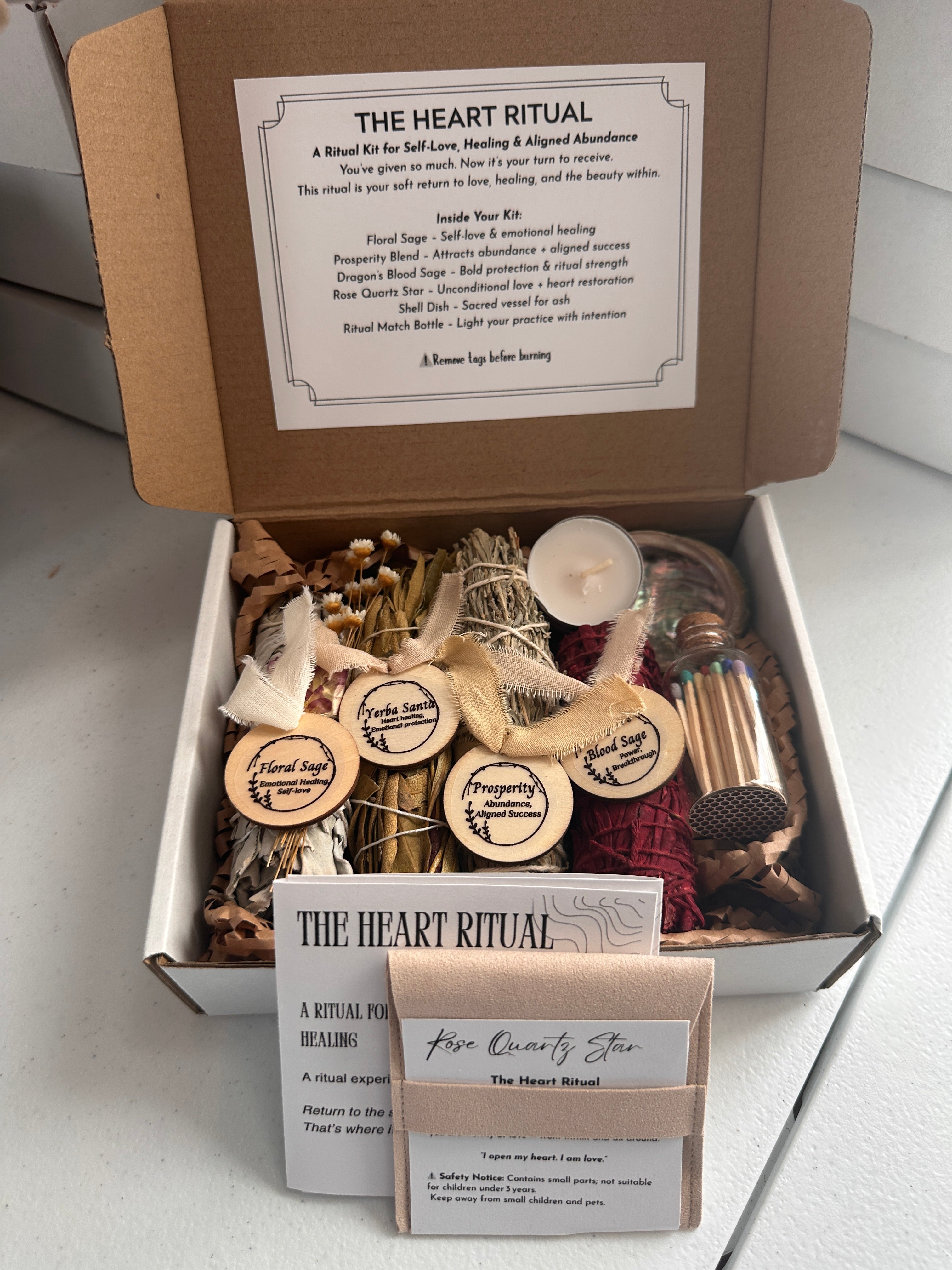 PEACEFUL HOME Energy Clearing Ritual Kit for Harmony & Emotional Reset