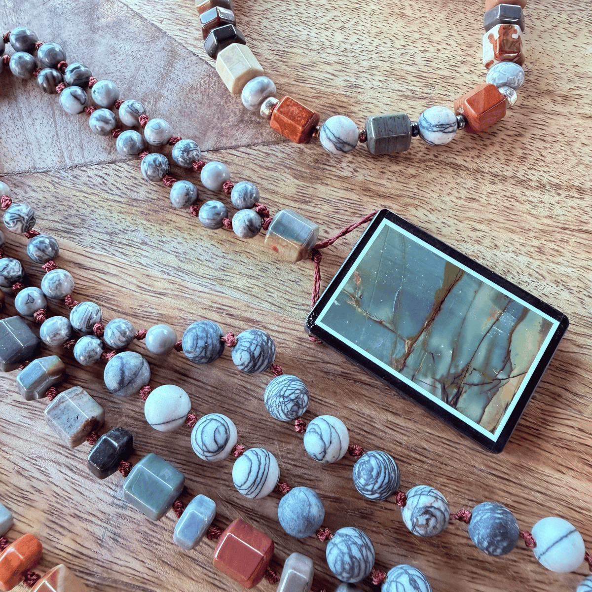Grounding & Perspective Mala | Woven Path