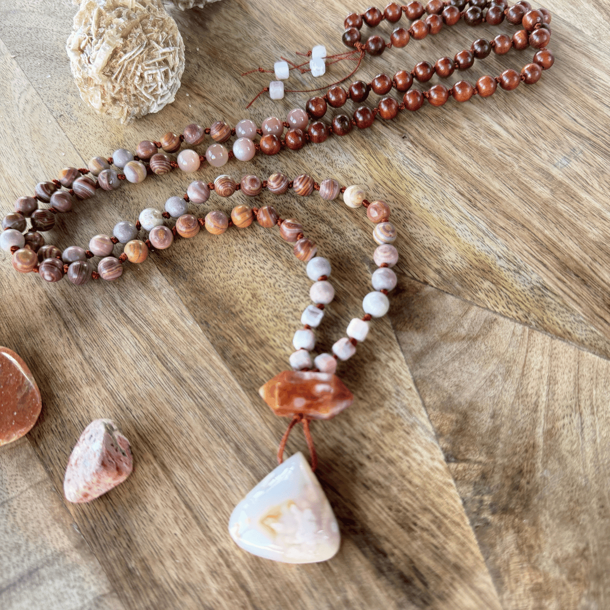 Transformation & Growth Mala | Desert Bloom