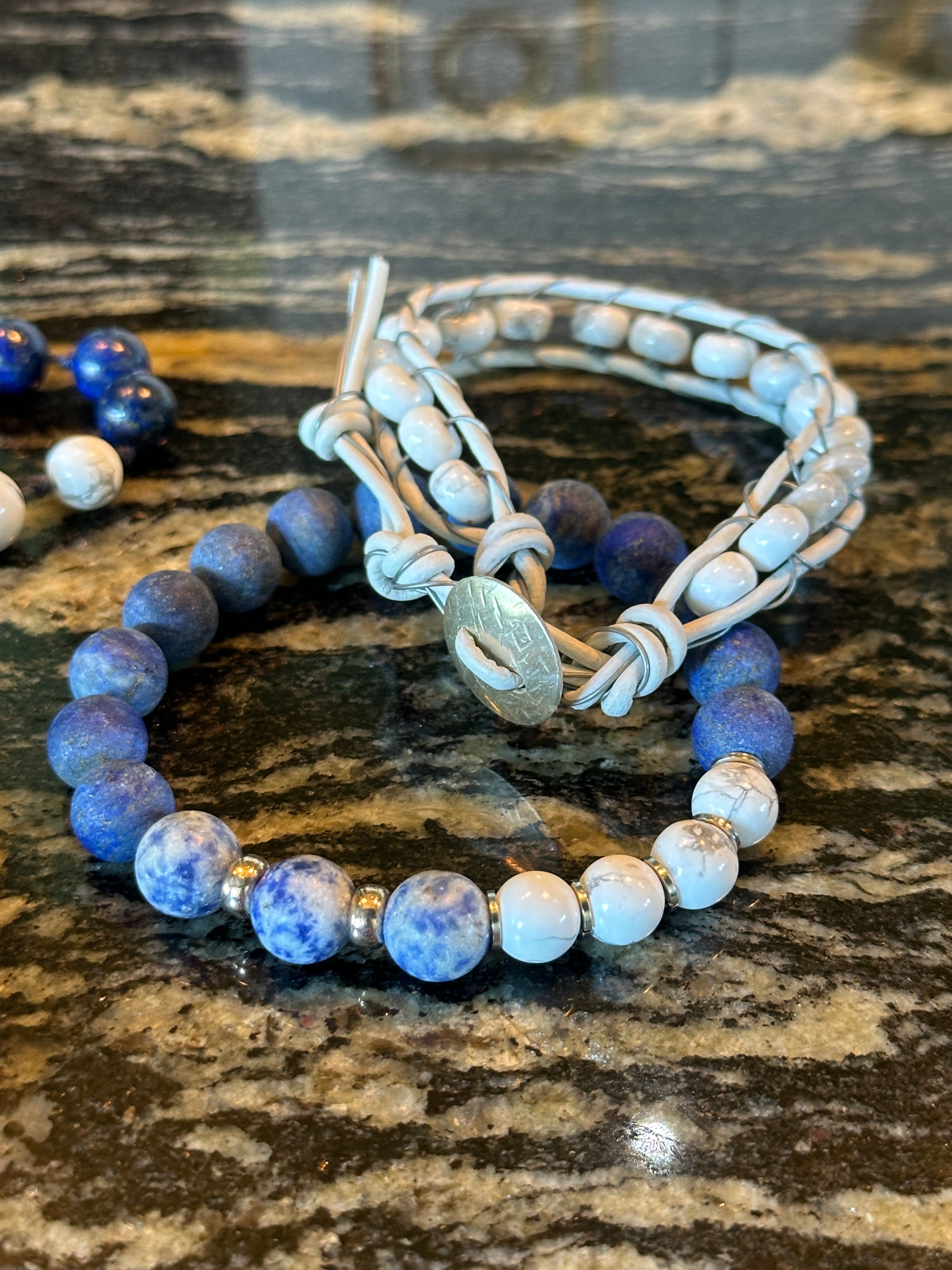Starry Night Mala and Wristwear Set
