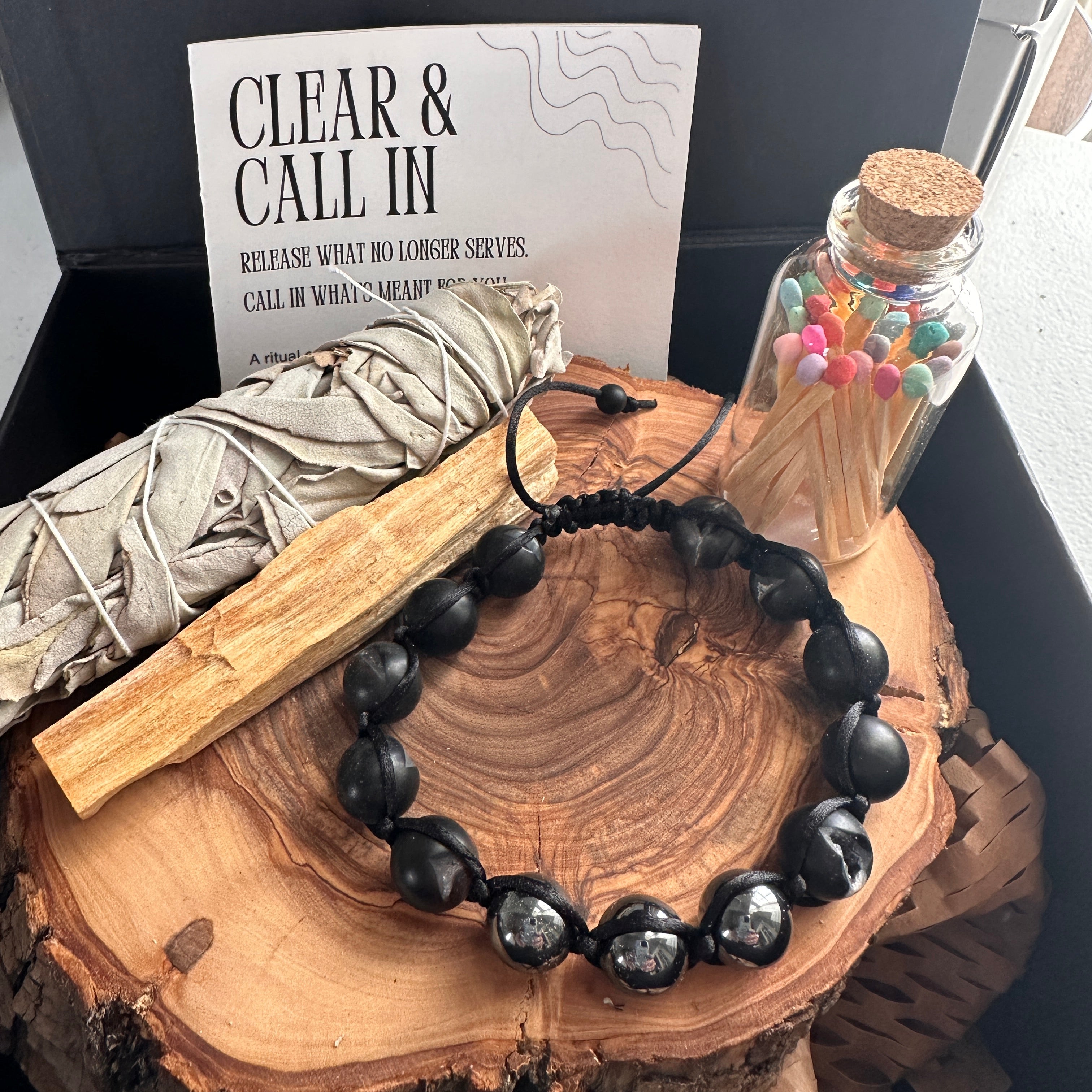 Clear and Call In Intention Bracelet Kit